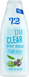 כיף CLEAR YOUR MIND מרכך למניעת קשקשים עם שמן עץ התה ואסאי