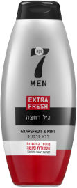 נקה 7 MEN ג'ל רחצה אקסטרה פרש