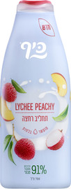 כיף תחליב רחצה ליצ'י אפרסק מועשר בלחות