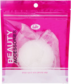 Life ספוג קונגאק טבעי לניקוי הפנים