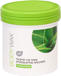 לייף שעווה קרה למיקרוגל להסרת שיער מועשרת באלוורה