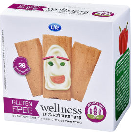 Life Wellness קרקר פתית תירס ללא גלוטן