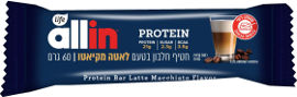לייף ALL IN חטיף חלבון בטעם לאטה מקיאטו