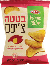 ויליפוד VEGGIE CHIPS בטטה צ'יפס