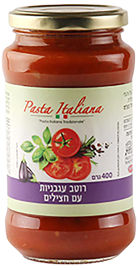 PASTA ITALIANA רוטב עגבניות עם חצילים