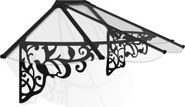 Canopia גגון שקוף 0.9x2.1 Lily מבית - Canopia