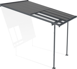 Canopia פרגולת אלומיניום Sierra Cabrio אפורה 3X3.1 נפתחת מבית פלרם - Canopia