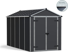 Canopia מחסן גינה 2.4x3 Rubicon אפור כהה מבית - Canopia