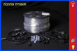 GOLYAN חבל לד 100 מ' 13Q צהוב 24 לד למטר