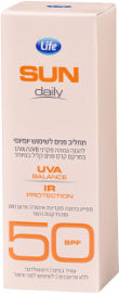 Life SUN דיילי תחליב פנים לשימוש יומיומי 50SPF