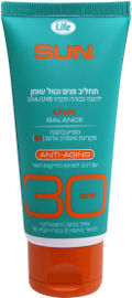 Life SUN תחליב לפנים SPF30 נטול שומן