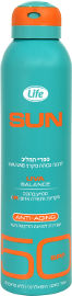 Life SUN ספריי תחליב SPF50