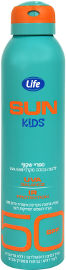 Life SUN קידס ספריי שקוף SPF50