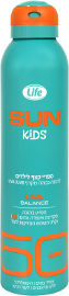 Life SUN קידס ספריי קצף לילדים SPF50