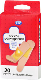 Life פלסטרים אנטי בקטריאלים