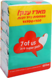 לייף ממחטות מנייר טישו דו שכבתי