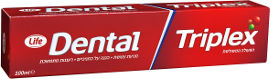 לייף DENTAL טריפלקס משחת שיניים בעלת פעולה משולשת