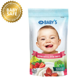 LIFE BABYS דייסה בטעם פירות 6+ חודשים