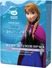 LIFE KIDS מגבוני דיסני פרוזן 72 יחידות