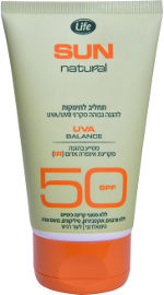לייף SUN נטורל תחליב לתינוקות SPF50
