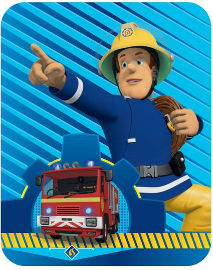 סמי הכבאי שטיח פלנל לחדר ילדים דגם סמי הכבאי