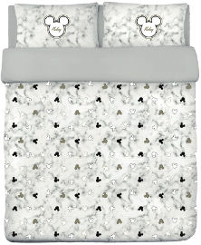 Disney סט מצעים זוגי מיקי Marble Gold