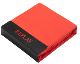 REPLAY סדין נוער ג'רסי אדום