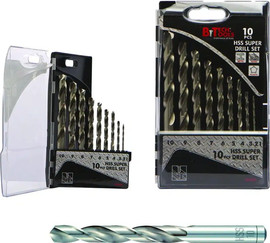B-Tech סט מקדחי PRO M2 HSS – 10 יח' | B.Tech