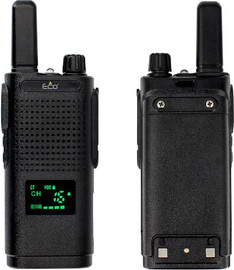 ECO זוג מכשירי קשר בעלי צג ועמדת טעינה ECO אקו דגם WPF-8