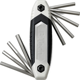 B-Tech סט אלן אולר מתקפל 9 יח' אינצ'י 5/64-1/4 – ידית דו-קומפוננטית | B.Tech