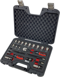 B-Tech סט בוקסות ואביזרים 34 חלקים "Dual Spline DR3/8
