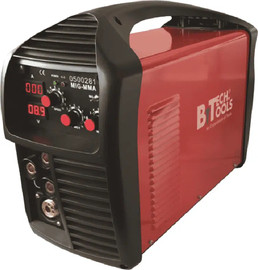 B-Tech רתכת אינוורטר פלוקס MIG-MMA 250AH CO2 B.Tech
