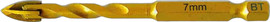 B-Tech מקדח לאימפקט 4T XXX3 1/4″ HEX – לגרניט פורצלן | B.Tech