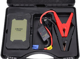 Cruzo בוסטר התנעה לרכב משולב סוללת גיבוי