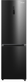 Delonghi מקרר מקפיא תחתון - 338 ליטר Delonghi דלונגי DLR4949DX נירוסטה מושחרת