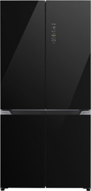 Delonghi מקרר 4 דלתות קו אפס - 505 ליטר Delonghi  דלונגי DLR6060BG זכוכית שחורה