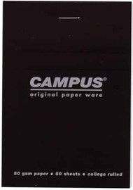 CAMPUS קמפוס פנקס סיכה קרטון 8.5X12