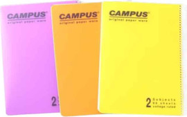 CAMPUS קמפוסPP פסטל ספירל 2 נושא A4 #