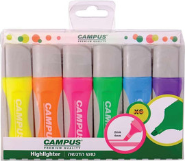 CAMPUS קמפוס מארז 6 יחידות לורד מדגיש זוהר