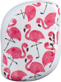 Life מברשת TANGLE TEEZER COMPACT לבן פלמינגו