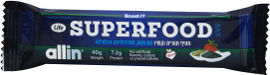 LIFE ALLIN SUPERFOOD חטיף תמרים וקשיו עם תות, ספירולינה וכלורלה