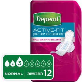 דיפנד ACTIVE - FIT תחבושות לבריחת שתן נורמל