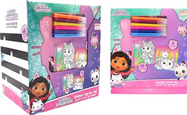Gabby's Dollhouse בית הבובות של גבי חוברת צביעה 15 עמודים עם טושים 182301