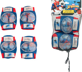 Disney מגיני ברכיים ומרפקים ספיידרמן SPIN ROYAL מידה M
