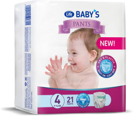 Life BABYS תחתוני חיתול PANTS מידה 4