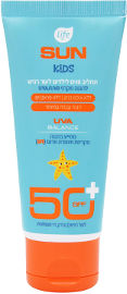 Life SUN KIDS תחליב פנים לילדים +SPF50