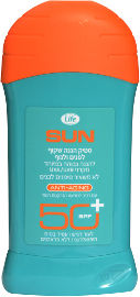 Life SUN סטיק שקוף להגנה גבוהה במיוחד לפנים ולגוף SPF +50
