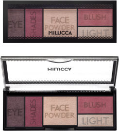 MILUCCA I CHOOSE COLOR פלטת איפור פנים ועיניים 02