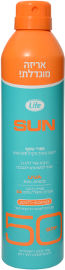Life SUN ספריי שקוף להגנה מפני השמש SPF50