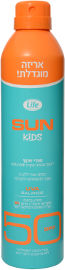 Life SUN קידס ספריי שקוף להגנה מפני השמש SPF50